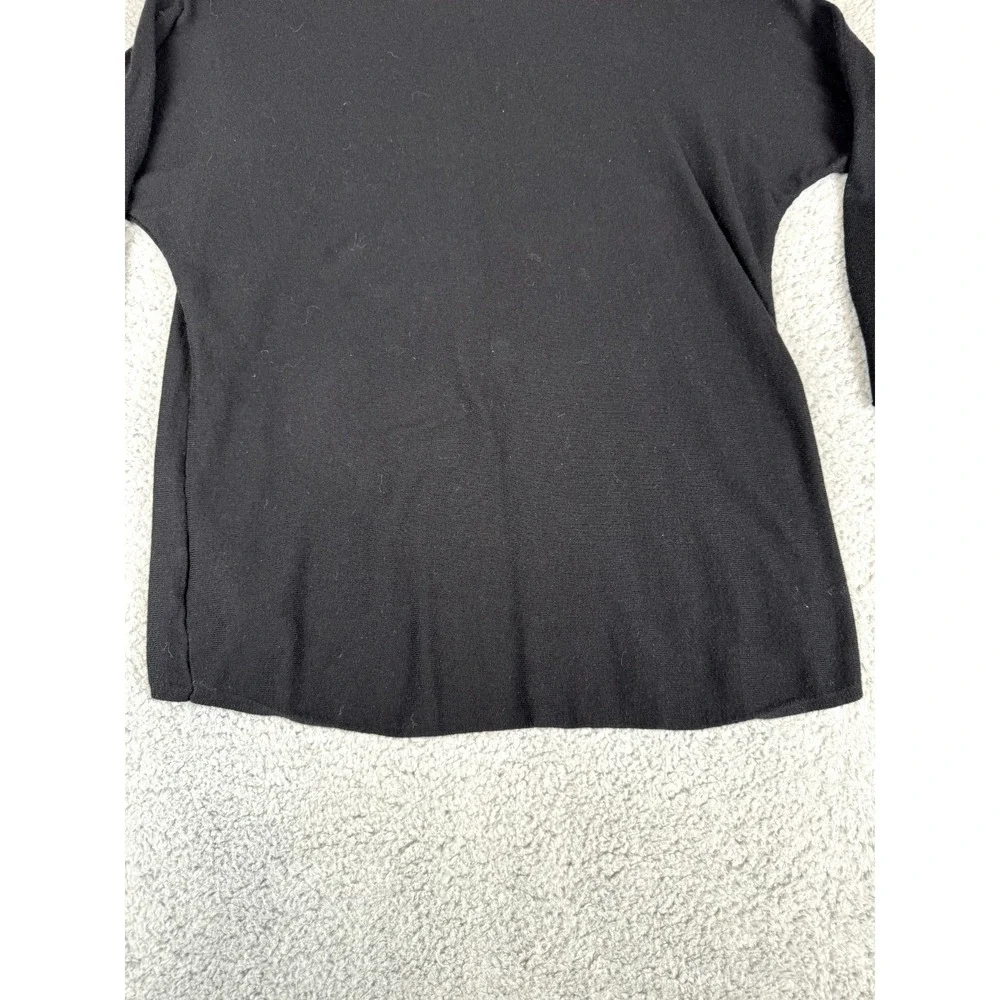 Michael Kors MMK Classic Sweater Womens Medium Black‎ Lightweight Knit Corpcore
